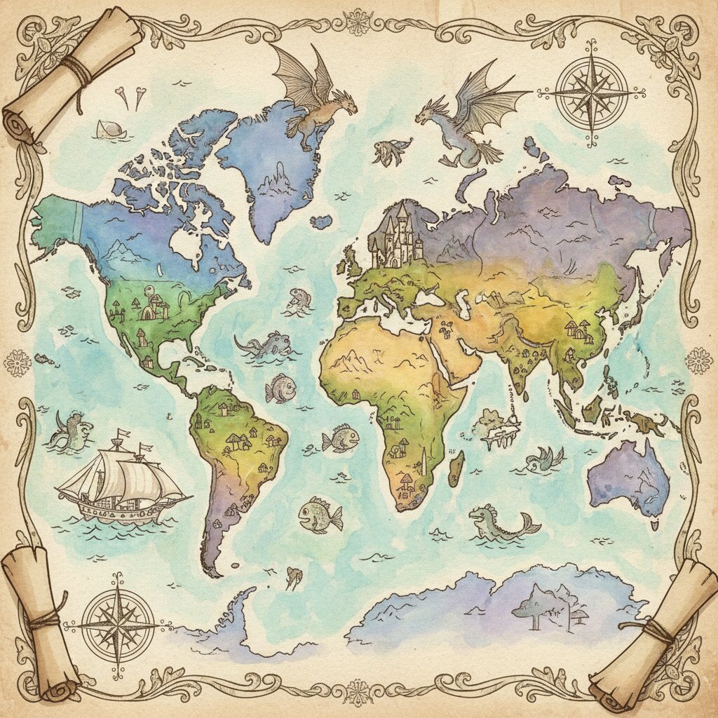 A whimsical map of polka hotspots